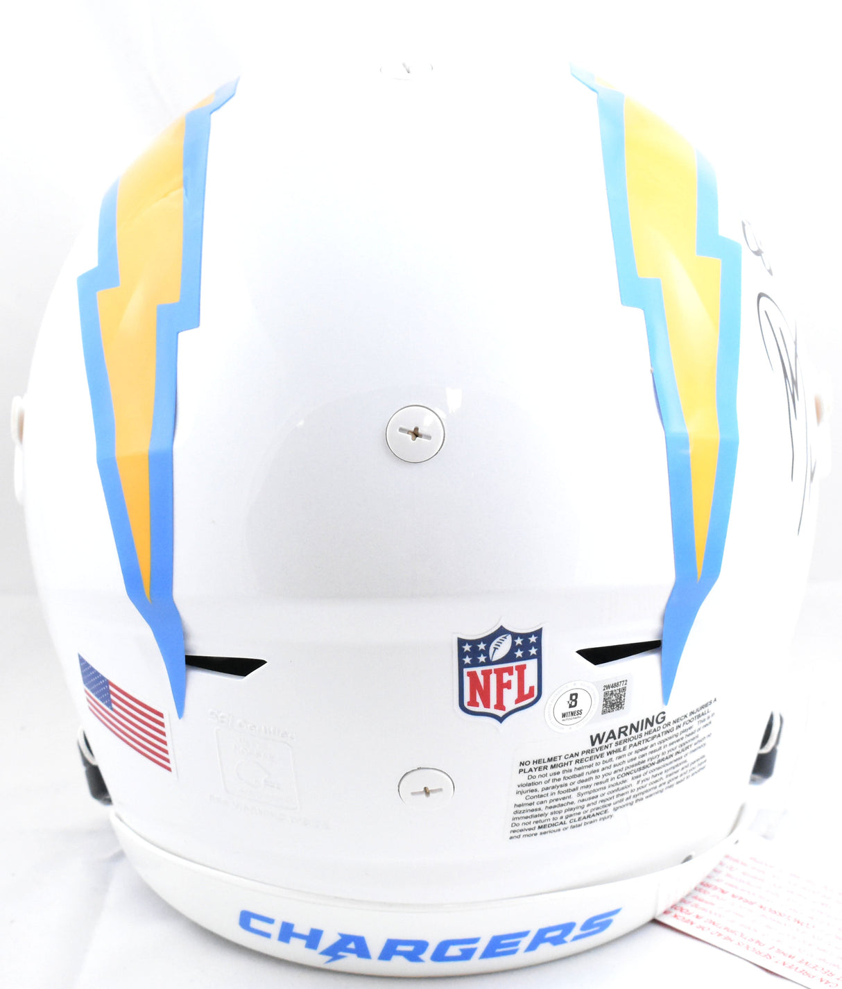 Antonio Gates Autographed Chargers F/S Speed Flex Helmet HOF- Beckett W Hologram
