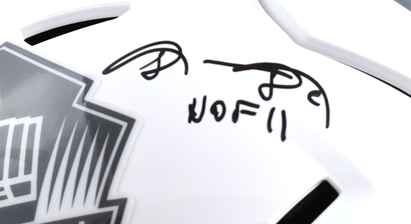 Shannon / Sterling Sharpe Signed F/S Salute Speed Flex Helmet HOF-Beckett W Holo