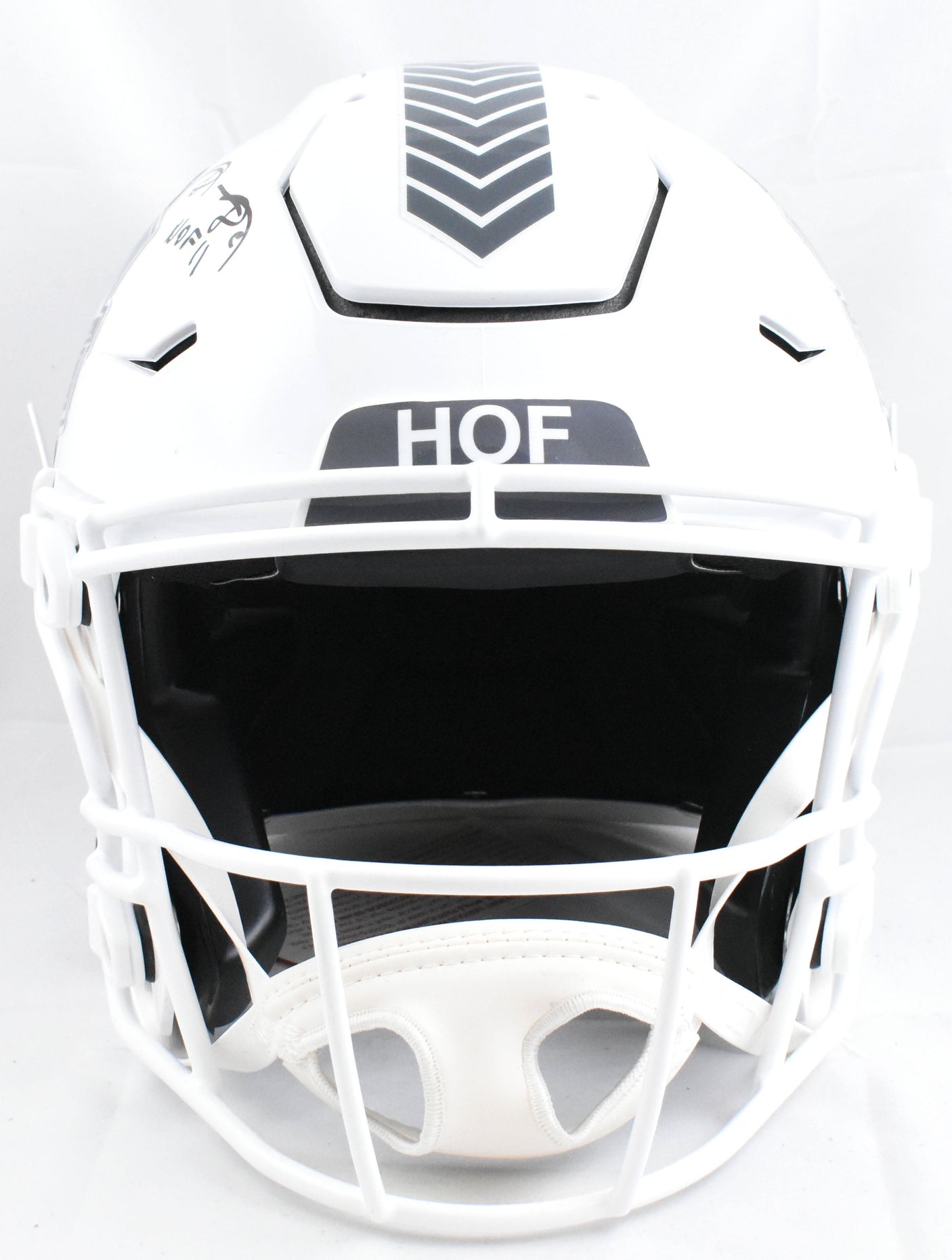 Shannon / Sterling Sharpe Signed F/S Salute Speed Flex Helmet HOF-Beckett W Holo