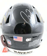 Ray Lewis Autographed Baltimore Ravens F/S SpeedFlex Helmet- Beckett W Hologram