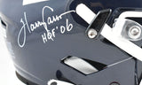 Lawrence Taylor Harry Carson Signed Giants F/S Speed Flex Helmet HOF- Beckett W