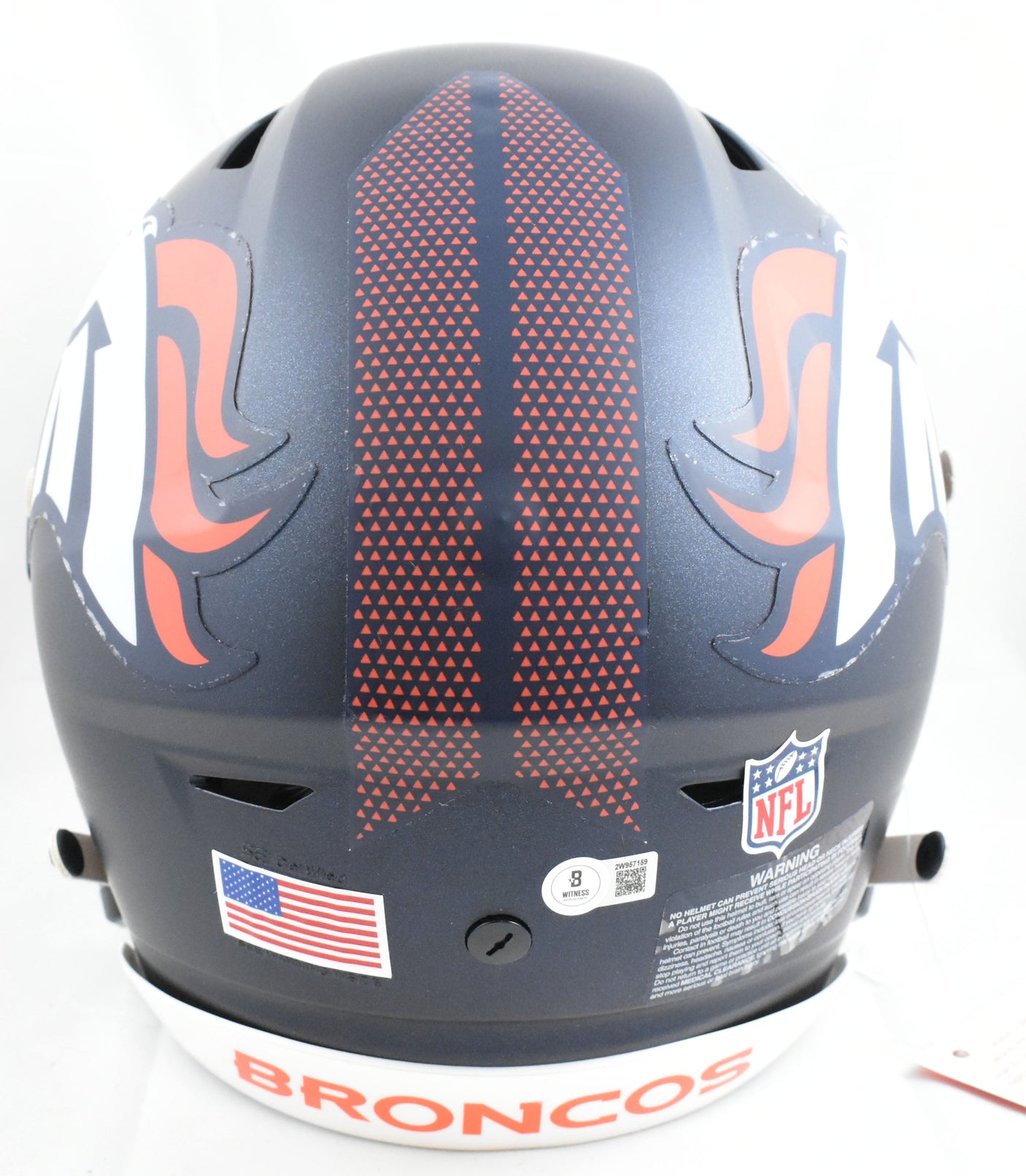 Patrick Surtain II Autographed Denver Broncos F/S Speed Flex Helmet - Beckett W