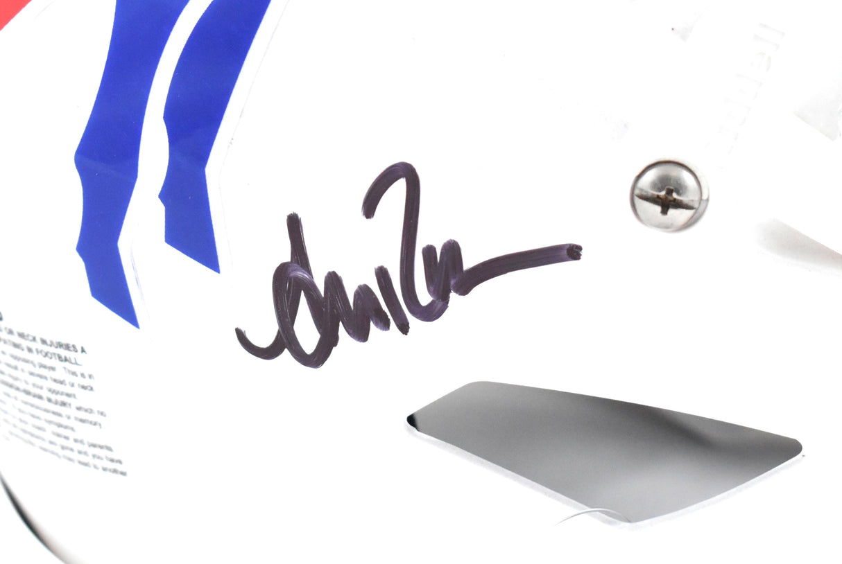 Jim Kelly Andre Reed Thurman Thomas Signed Bills F/S Speed Flex Helmet-Beckett W