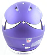 Justin Jefferson Autographed Vikings F/S Speed Authentic Helmet - Beckett W Holo