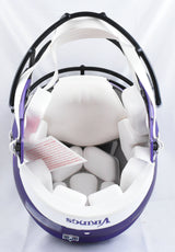 Justin Jefferson Autographed Vikings F/S Speed Authentic Helmet - Beckett W Holo