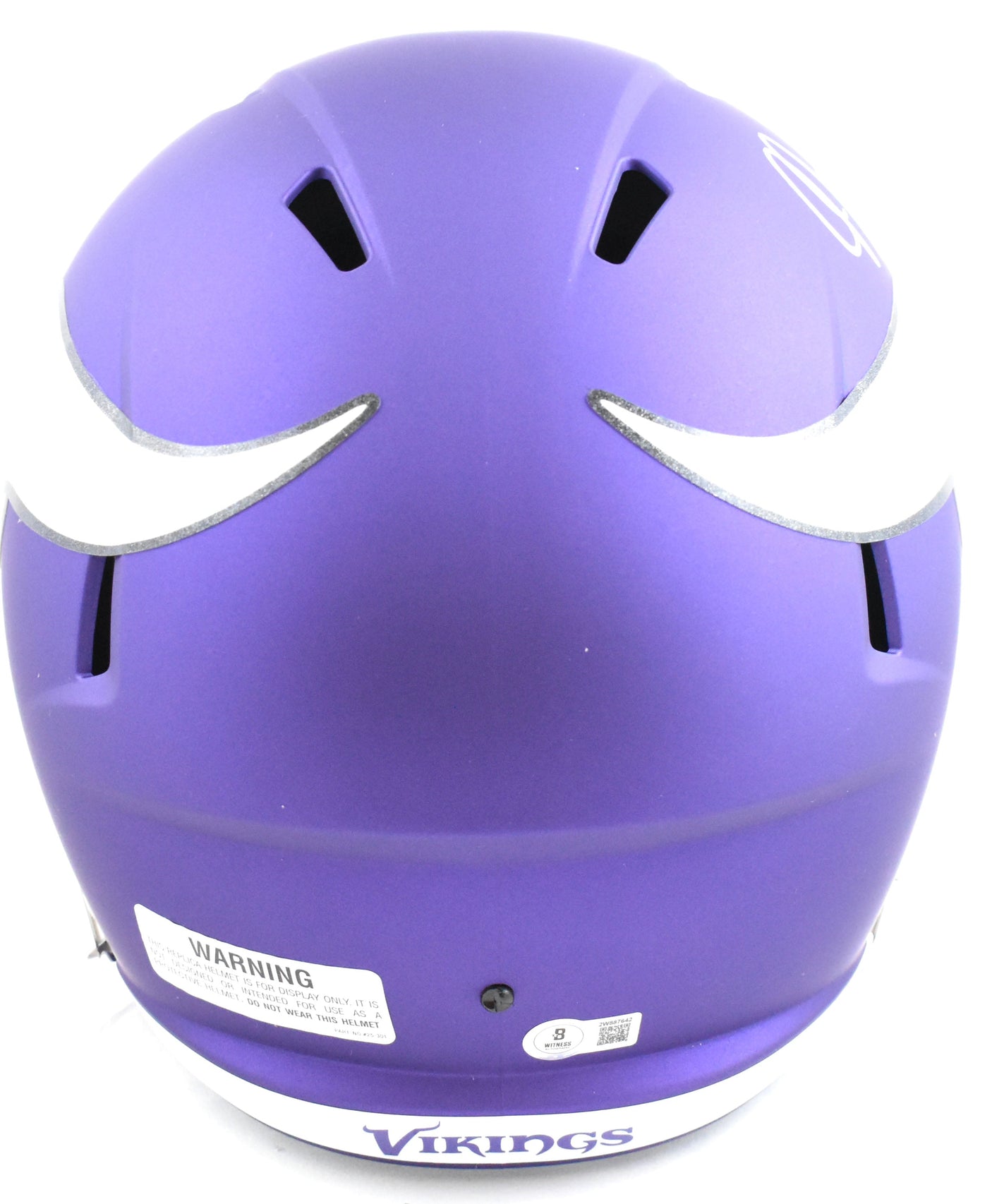 Justin Jefferson Autographed Minnesota Vikings F/S Speed Helmet - Beckett W Holo