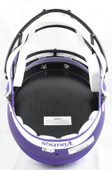 Justin Jefferson Autographed Minnesota Vikings F/S Speed Helmet - Beckett W Holo