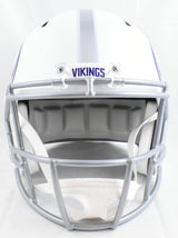 Justin Jefferson Autographed Vikings F/S Alt 2024 Speed Helmet - Beckett W Holo