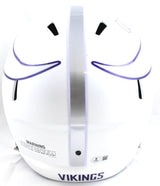 Justin Jefferson Autographed Vikings F/S Alt 2024 Speed Helmet - Beckett W Holo