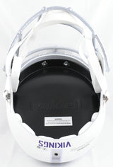 Justin Jefferson Autographed Vikings F/S Alt 2024 Speed Helmet - Beckett W Holo