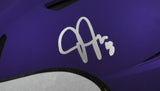 Justin Jefferson Autographed Vikings F/S SpeedFlex Helmet - Beckett W Hologram