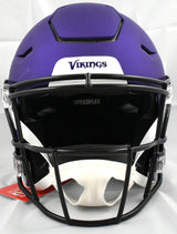 Justin Jefferson Autographed Vikings F/S SpeedFlex Helmet - Beckett W Hologram