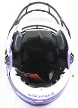 Justin Jefferson Autographed Vikings F/S Speed Flex Helmet - Beckett W Hologram
