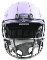 Ray Lewis Autographed Baltimore Ravens F/S Rave Speed Helmet - Beckett W Holo