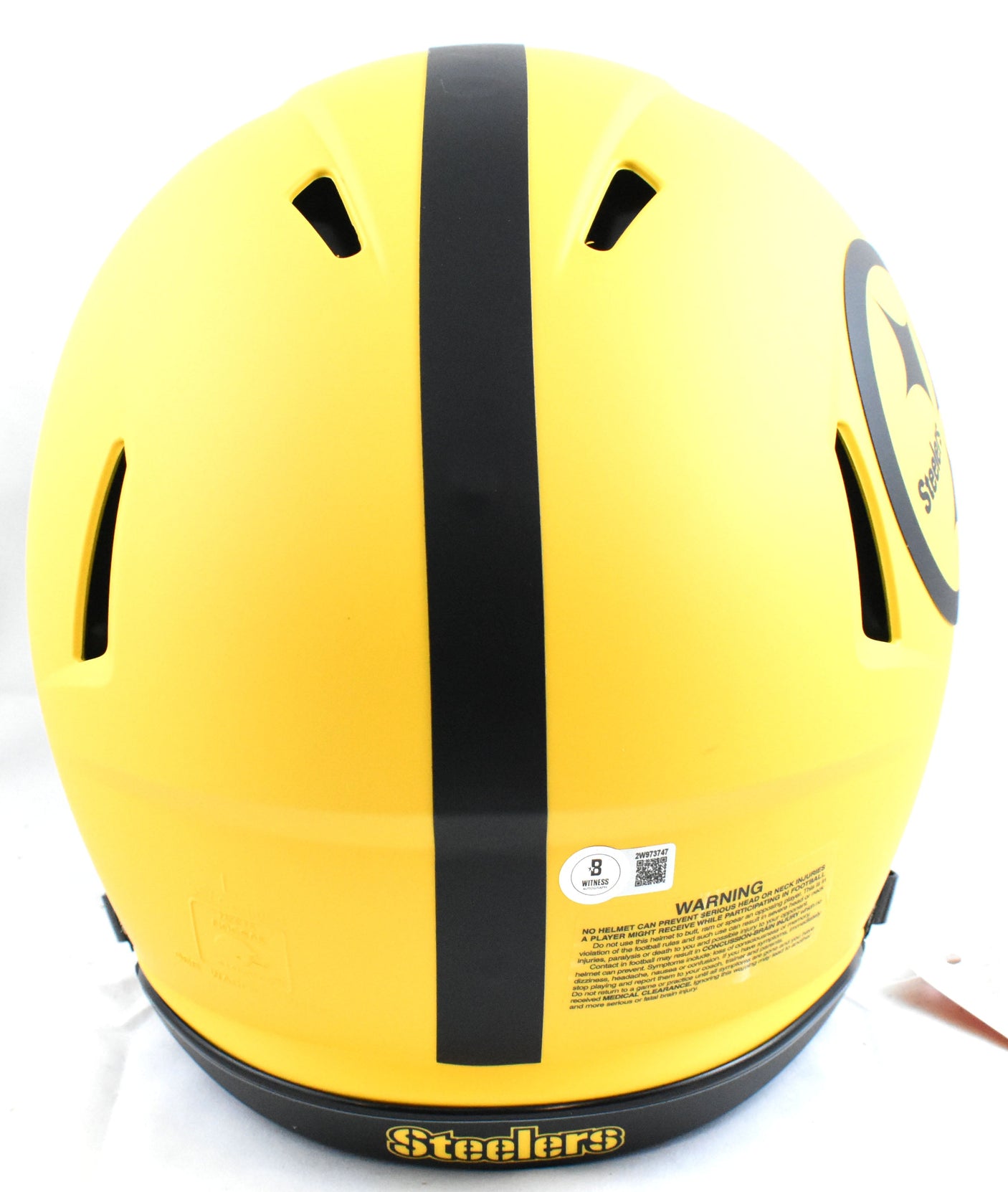 Troy Polamalu Autographed Steelers F/S Rave Speed Authentic Helmet - Beckett W