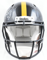 Troy Polamalu Autographed Steelers F/S Speed Authentic Helmet - Beckett W Holo