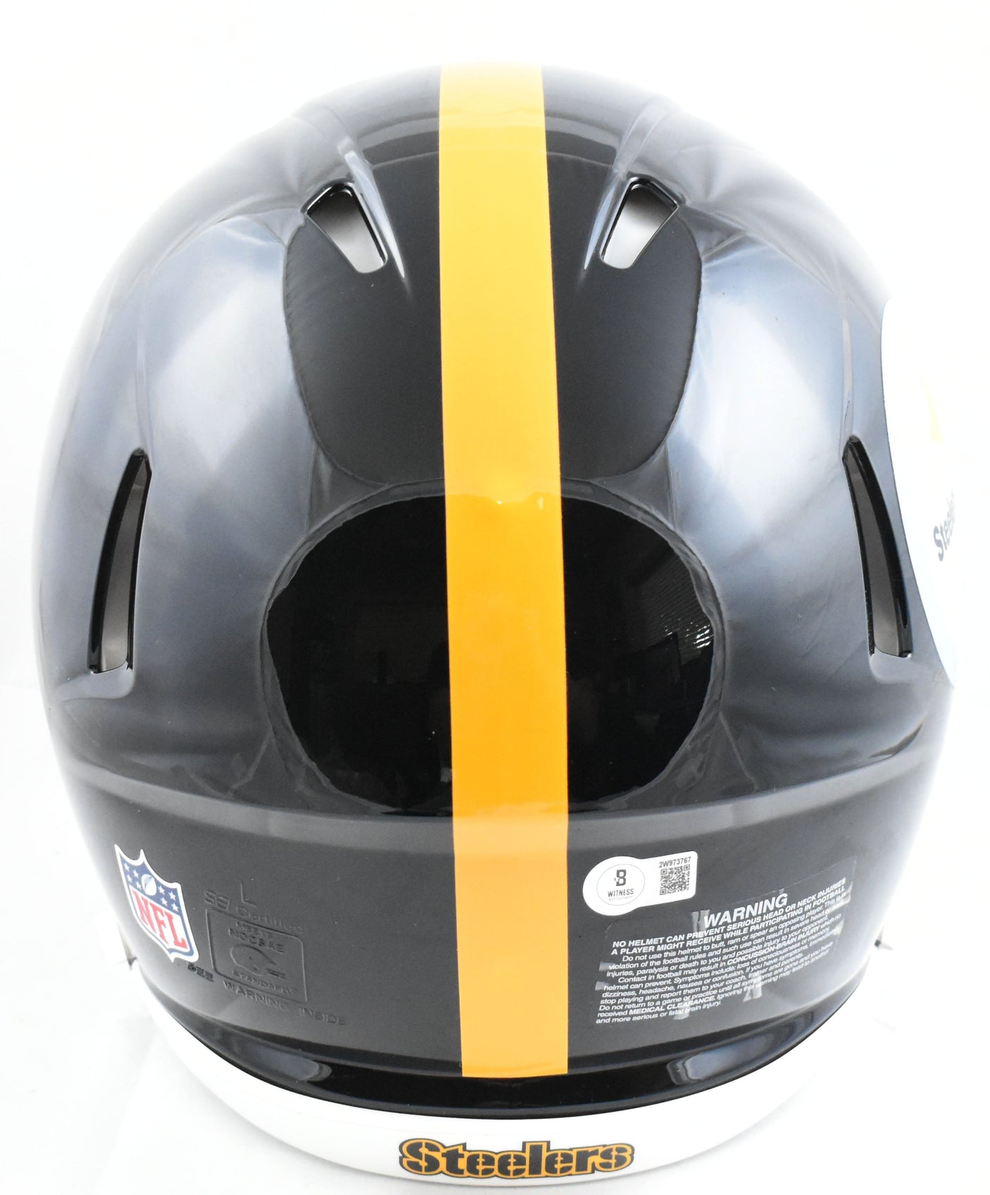 Troy Polamalu Autographed Steelers F/S Speed Authentic Helmet - Beckett W Holo