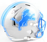 Jameson Williams Autographed Detroit Lions F/S Speed Helmet - Beckett W Hologram