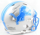 Jameson Williams Autographed Lions F/S Speed Authentic Helmet - Beckett W Holo