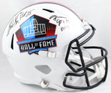 Shannon & Sterling Sharpe Autographed NFL F/S Speed Helmet - Beckett W Hologram