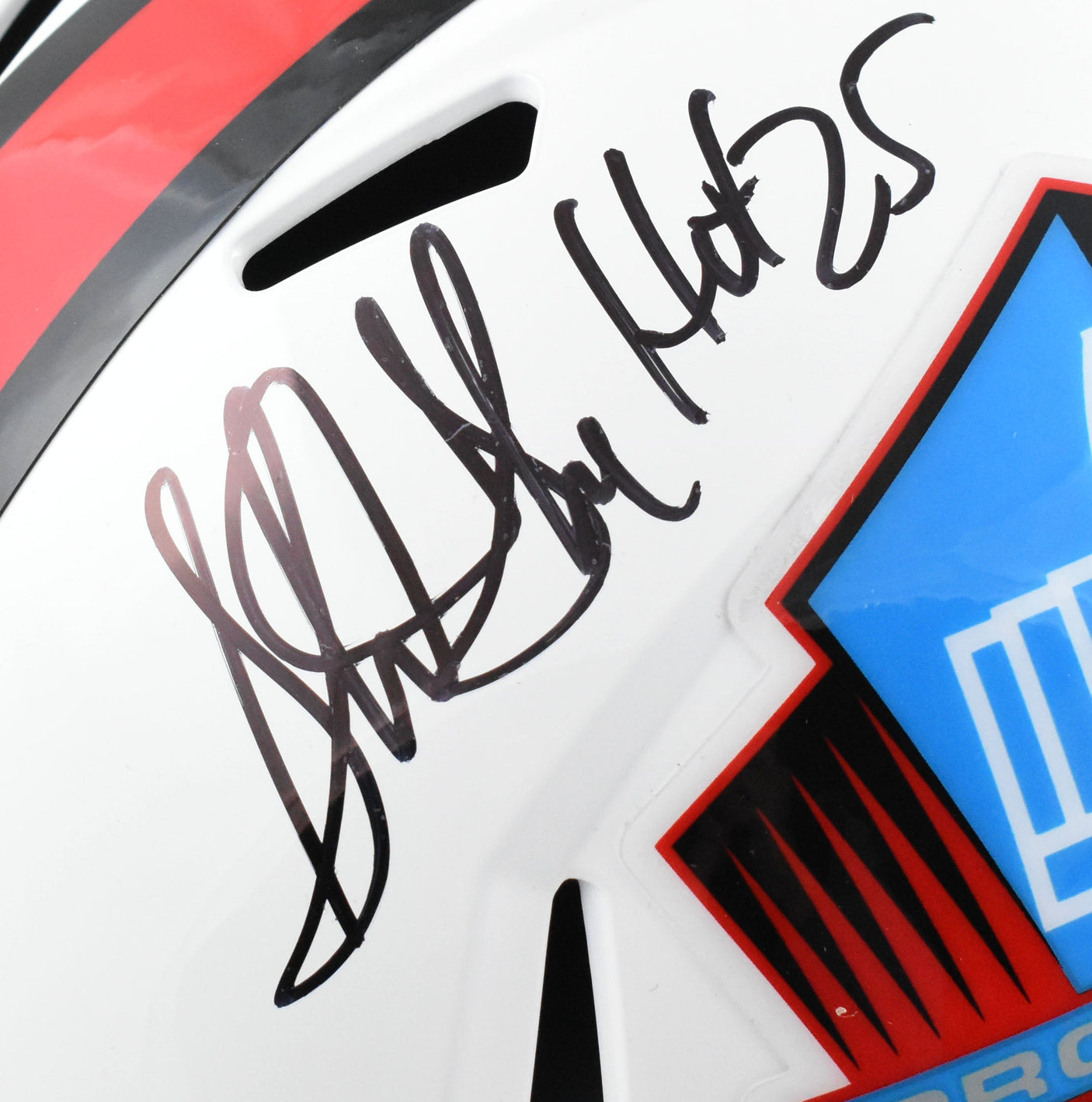 Shannon & Sterling Sharpe Autographed NFL F/S Speed Helmet - Beckett W Hologram