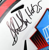 Shannon & Sterling Sharpe Autographed NFL F/S Speed Helmet - Beckett W Hologram