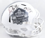 Shannon & Sterling Sharpe Autographed NFL F/S Salute Speed Helmet-Beckett W Holo
