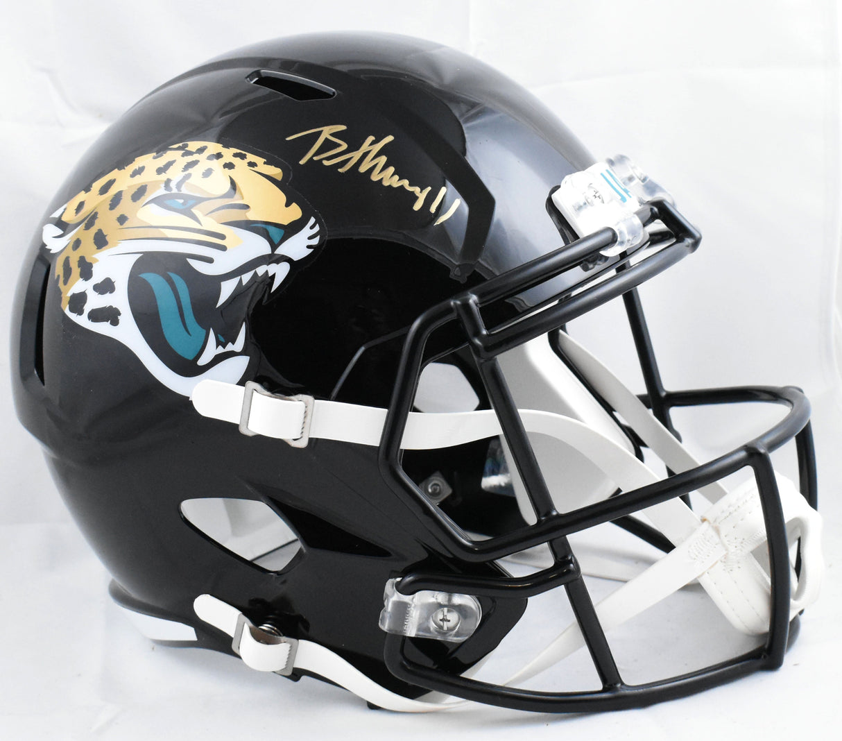 Brian Thomas Jr. Autographed Jacksonville Jaguars F/S Speed Helmet - Fanatics