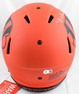 Ja'Marr Chase Autographed Bengals F/S Rave Speed Authentic Helmet-Beckett W Holo