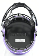 Jordan Addison Autographed Vikings F/S Rave Speed Helmet- Beckett W Holo *Yellow