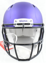 Jordan Addison Autographed Vikings F/S Speed Authentic Helmet-Beckett W Hologram