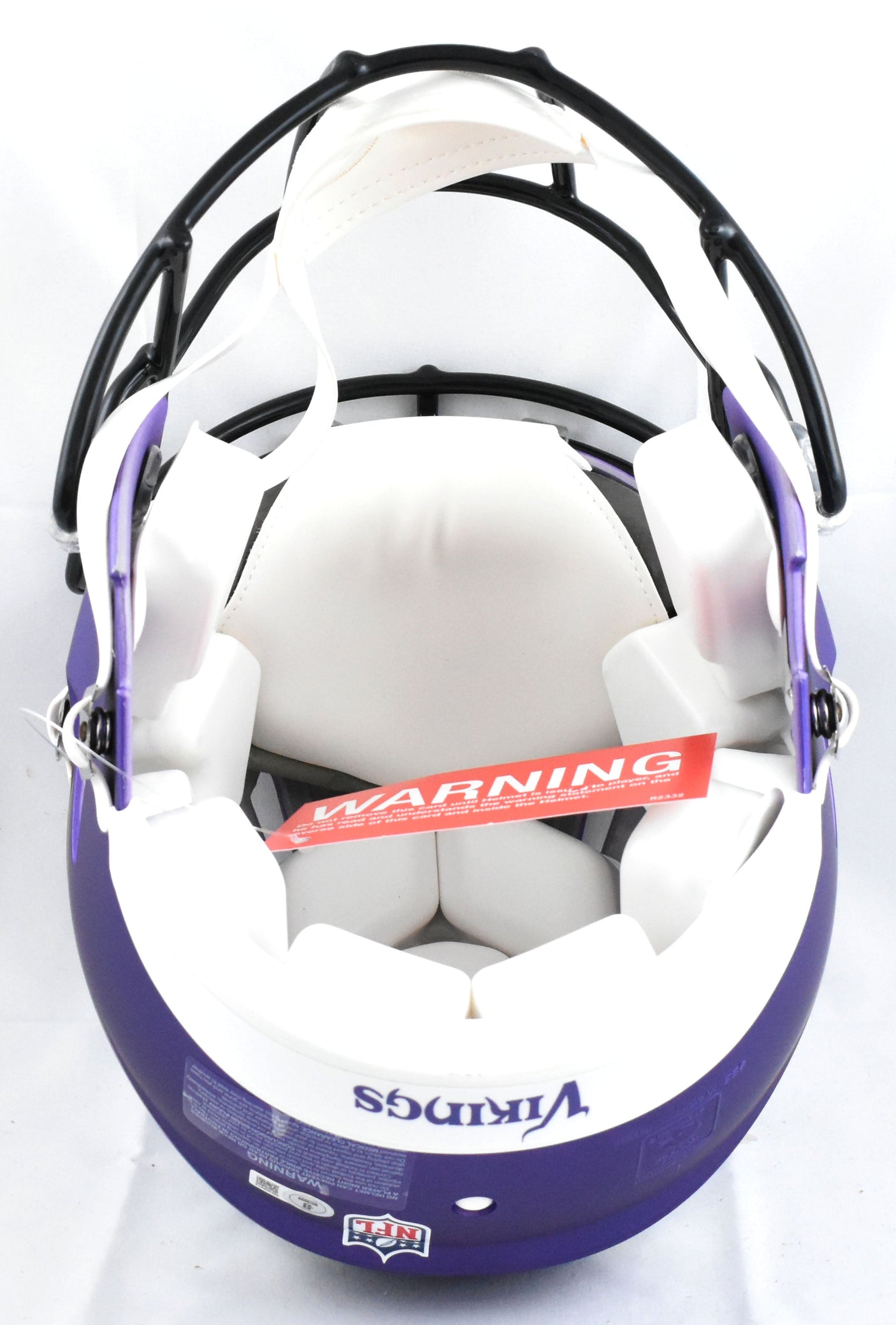 Jordan Addison Autographed Vikings F/S Speed Authentic Helmet-Beckett W Hologram