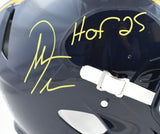 Antonio Gates Signed Chargers 88-06 F/S Speed Authentic Helmet HOF-BeckettW Holo