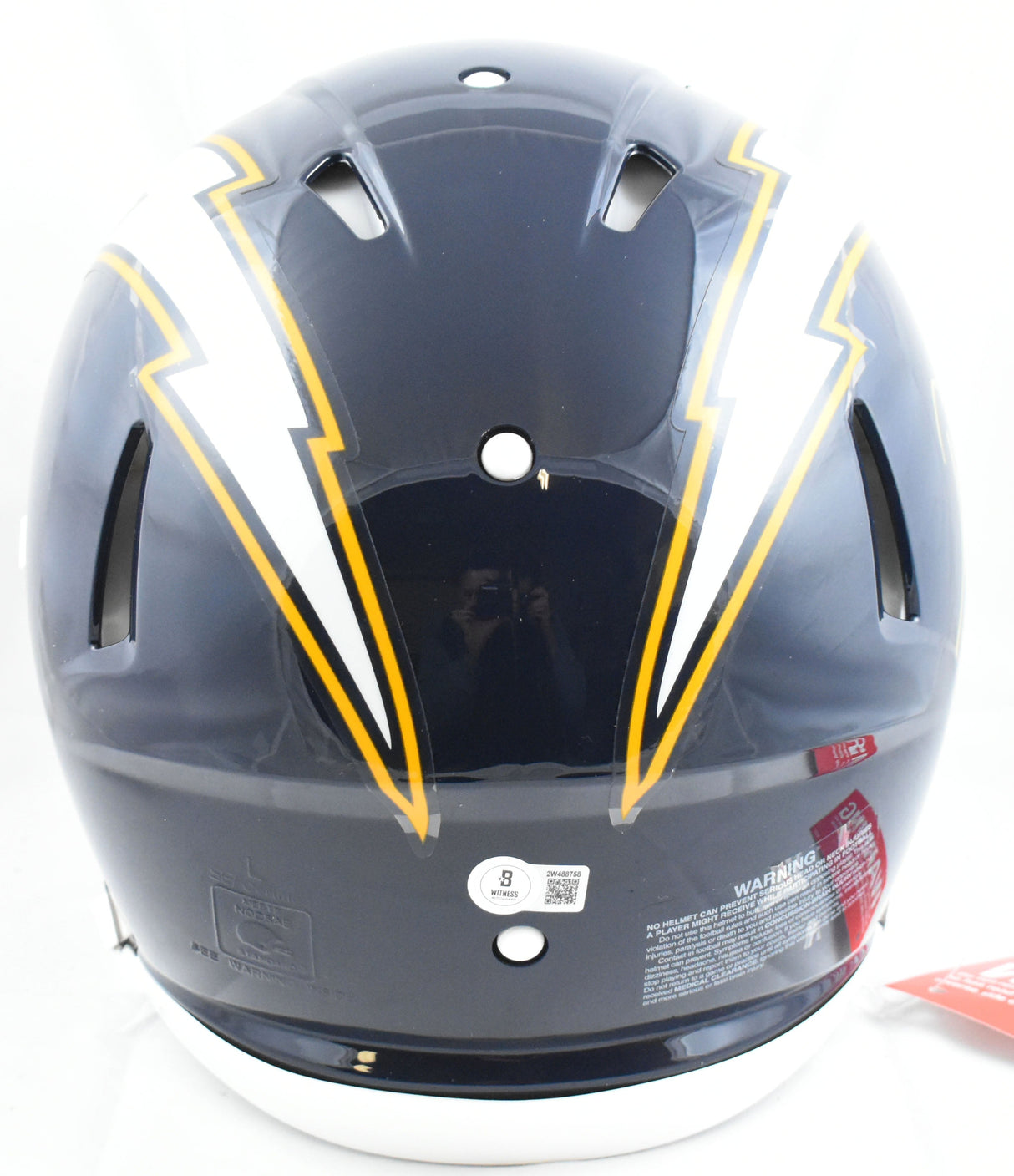 Antonio Gates Signed Chargers 88-06 F/S Speed Authentic Helmet HOF-BeckettW Holo