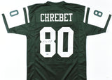 Wayne Chrebet Autographed Green Pro Style Jersey - Beckett W Hologram *Black