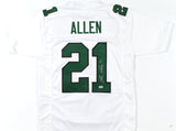 Eric Allen Autographed White Pro Style Jersey - Beckett W Hologram *Silver