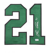 Eric Allen Autographed White Pro Style Jersey - Beckett W Hologram *Silver