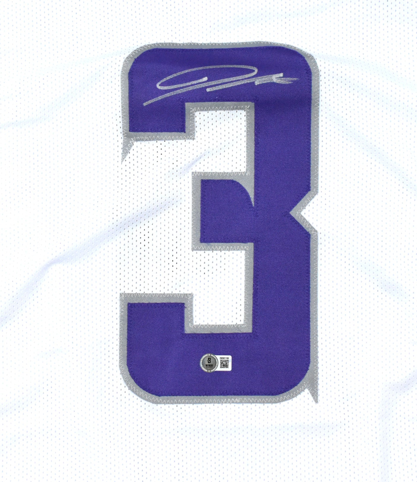 Jordan Addison Autographed White Alternate Pro Style Jersey - Beckett W Hologram
