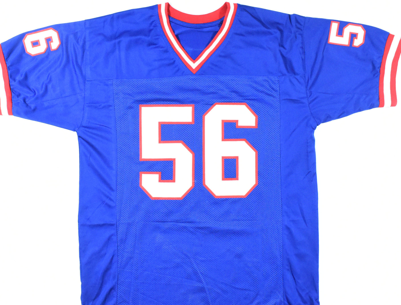 Lawrence Taylor Autographed Blue Pro Style Jersey - Beckett W Hologram *Black