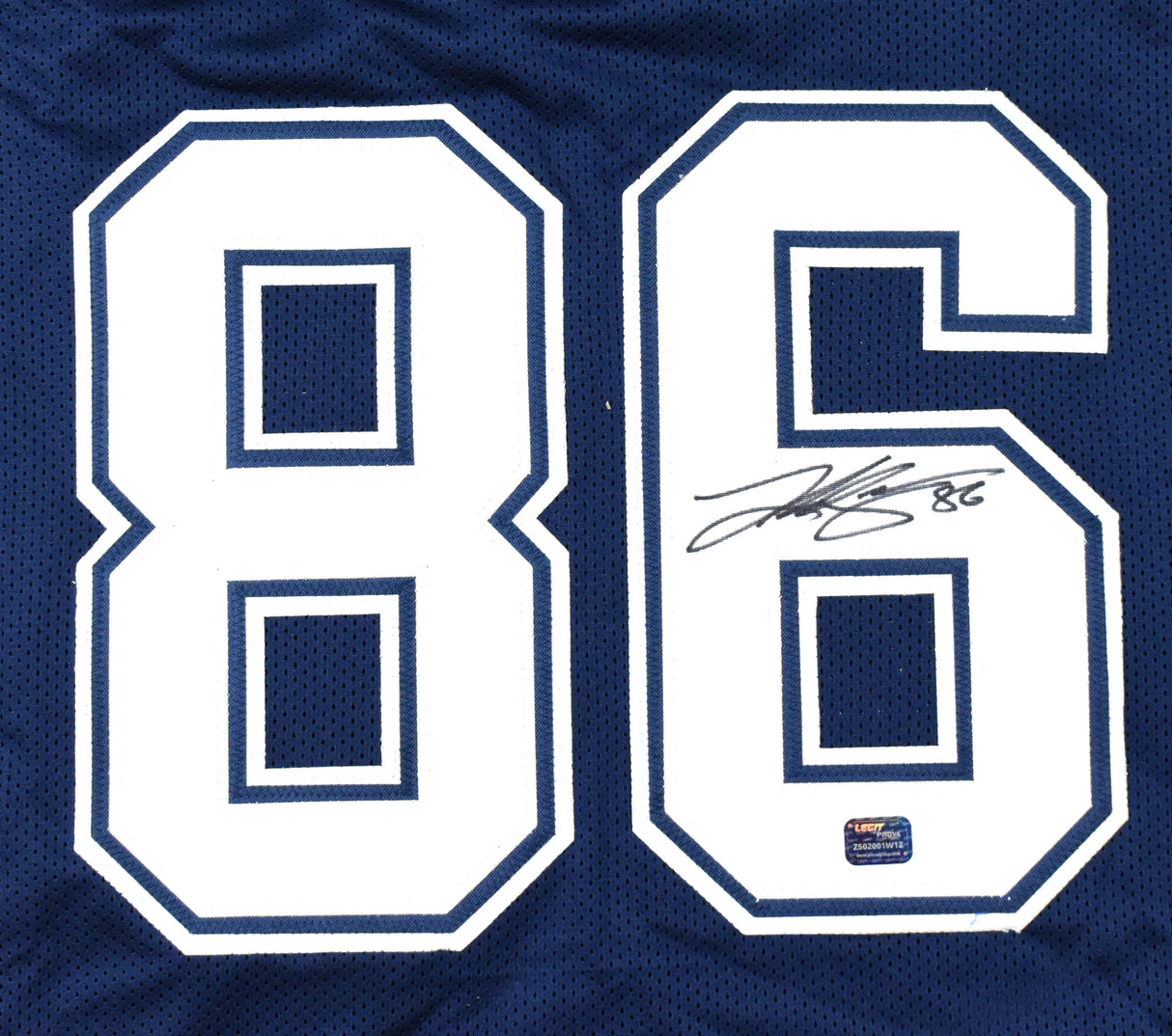 Luke Schoonmaker Autographed Blue Pro Style Jersey - Prova *Black
