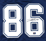 Luke Schoonmaker Autographed Blue Pro Style Jersey - Prova *Black