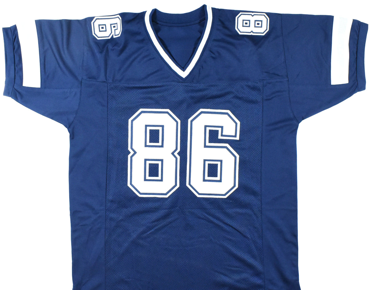 Luke Schoonmaker Autographed Blue Pro Style Jersey - Prova *Black