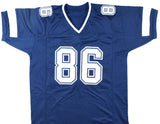 Luke Schoonmaker Autographed Blue Pro Style Jersey - Prova *Black