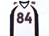 Shannon Sharpe Autographed White Pro Style Jersey - Beckett W Hologram *Silver