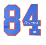 Shannon Sharpe Autographed White TB Pro Style Jersey- Beckett W Hologram *Silver