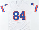 Shannon Sharpe Autographed White TB Pro Style Jersey- Beckett W Hologram *Silver