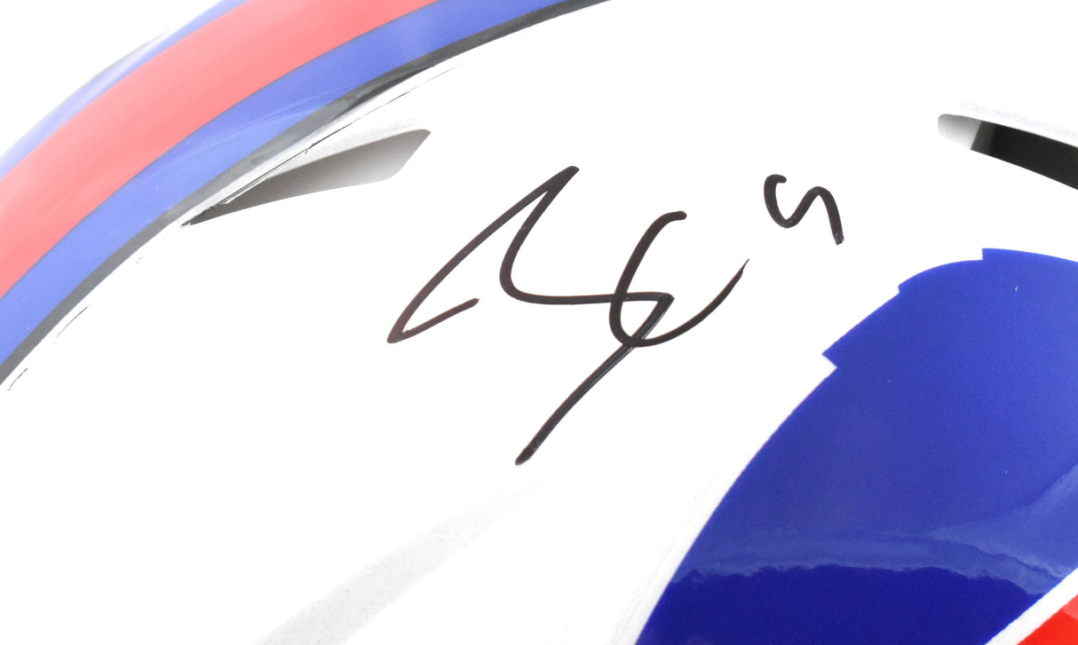 James Cook Autographed Buffalo Bills F/S Speed Authentic Helmet - Beckett W Holo
