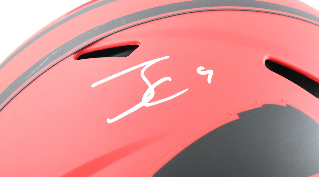 James Cook Signed Buffalo Bills F/S Rave Speed Authentic Helmet - Beckett W Holo