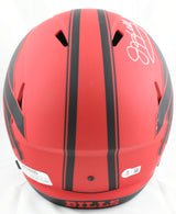 Jim Kelly Autographed Buffalo Bills F/S Rave Speed Helmet - Beckett W Hologram