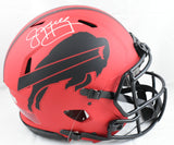 Jim Kelly Autographed Bills F/S Rave Speed Authentic Helmet - Beckett W Hologram